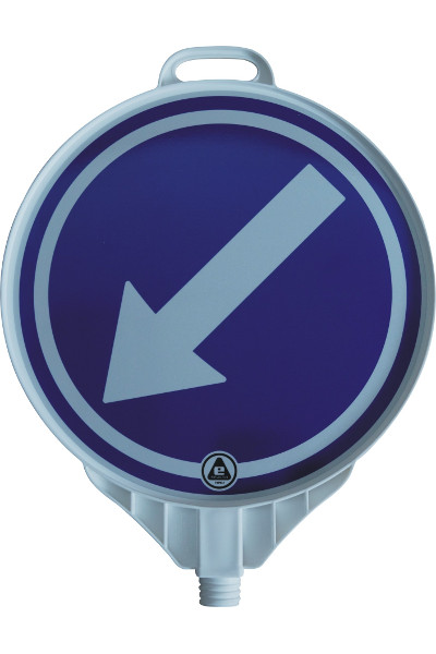 Hinweisschild Vorbeifahrt links 380 mm
