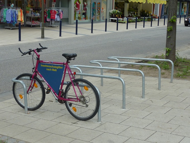 Fahrradständer -RHEIN- Ø 48 mm, ortsfest