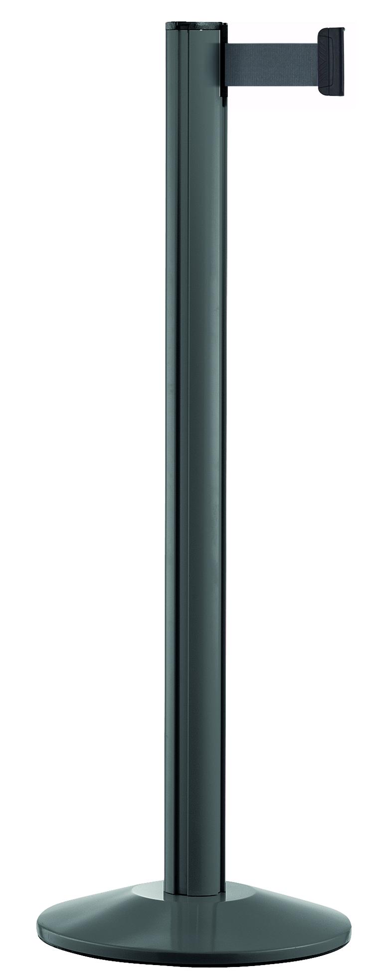 Gurtpfosten -BELTRAC EXTEND-, aus Aluminium, Gurtlänge 3,0 m, Gurthöhe: 10 cm