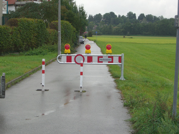 Gatterschranke, Hochwasserschranke, drehbar, Breite: 2500 mm