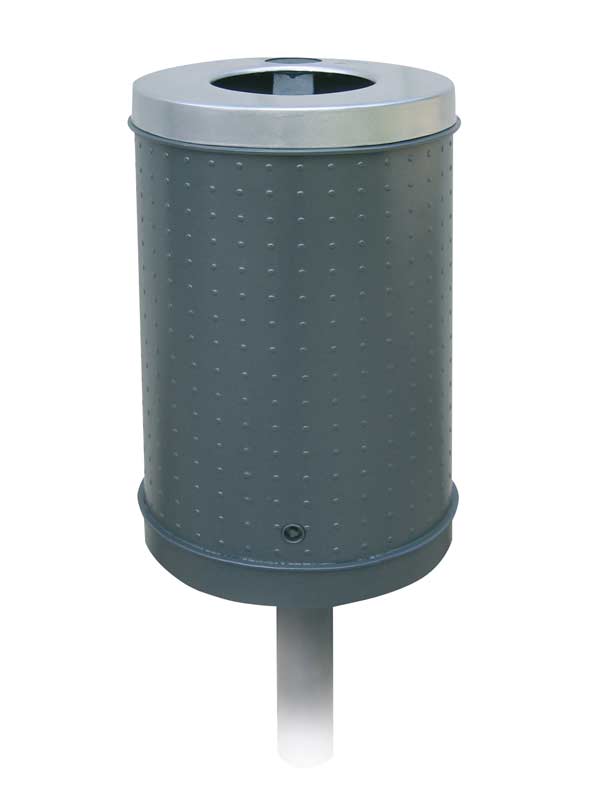 Abfallbehälter -KIBO-, 45 Liter, aus Stahl