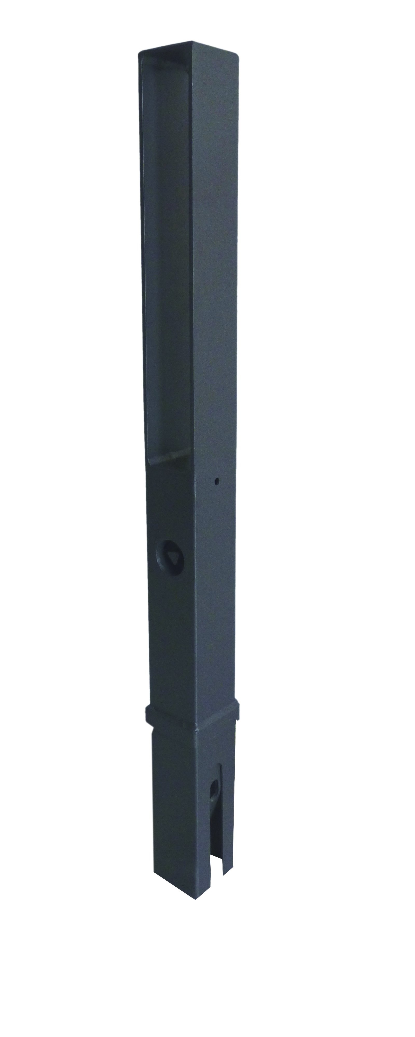 Stilpoller -PLANUS- aus Stahl 70 x 70 mm , herausnehmbar o. umlegbar