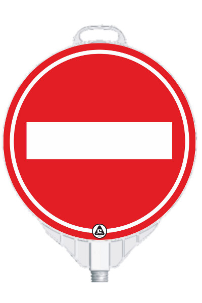 Hinweisschild Durchfahrt verboten 380 mm