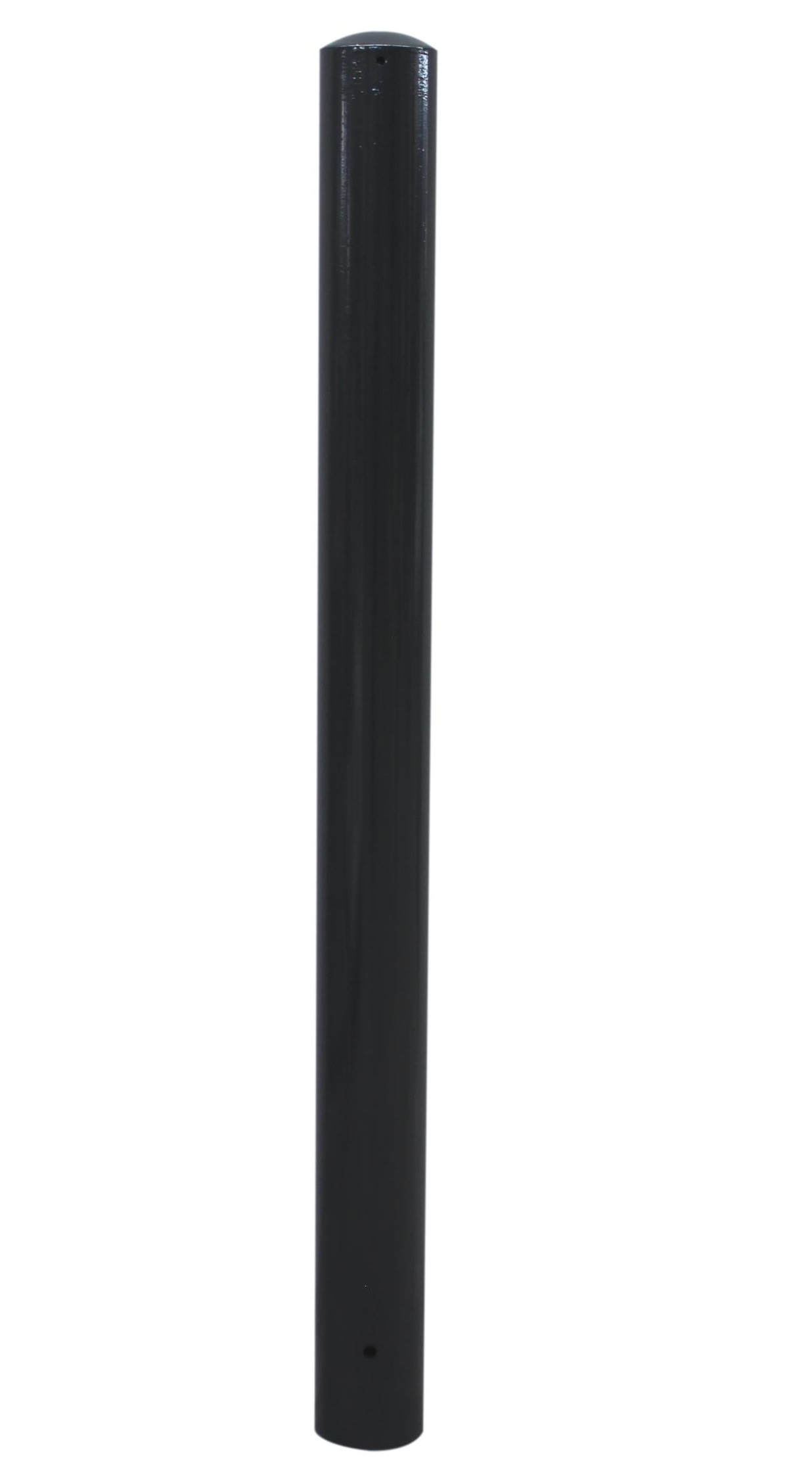 Stilpoller aus Stahl Ø 102 mm, ortsfest mit gewölbter Kappe