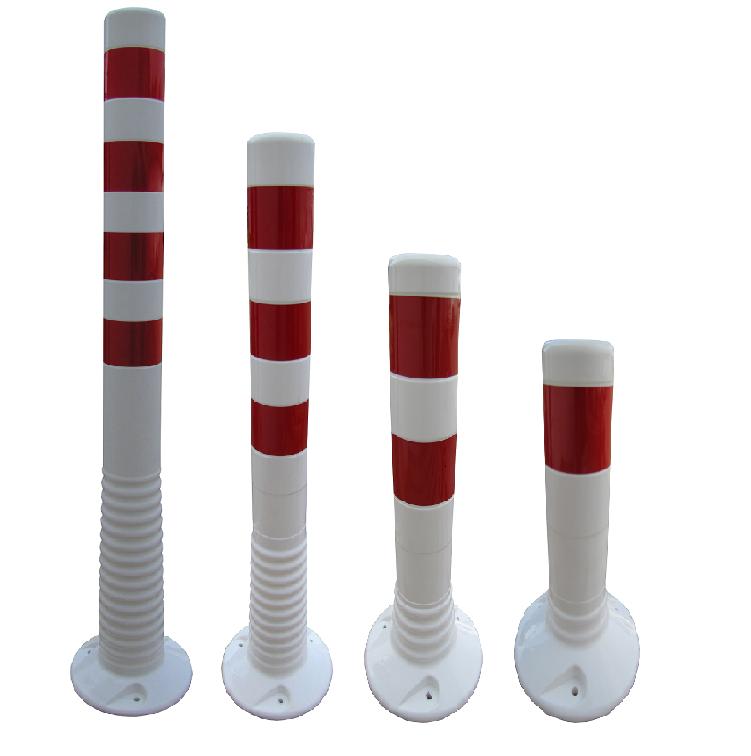 Flexibler Absperrpfosten "Flexipfosten Eco" Ø 80 mm, weiss, überfahrbar