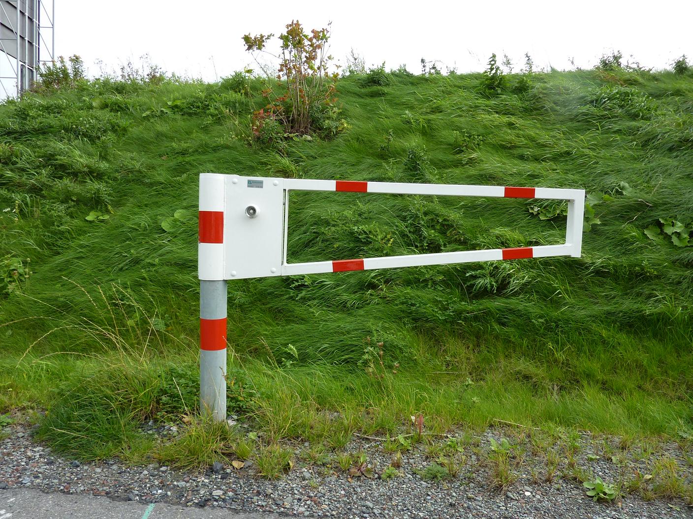 Gatterschranke, schwere Ausführung, drehbar, mit Dreikant, Breite: 1,0 - 3,0 m